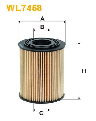 WIX FILTERS Масляный фильтр WL7458